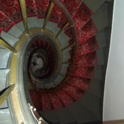 The staircase of doom in our 18th century Parisian apartment in the 11th